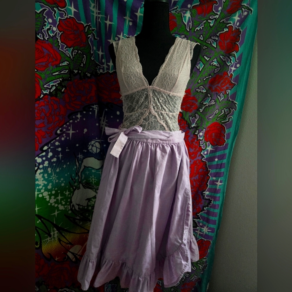 Handmade Lavender Wrap Skirt